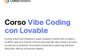 Corso Vibe Coding con Lovable – Data Masters