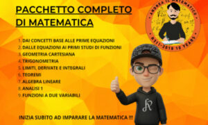 Pacchetto Completo di Matematica – Andrea il Matematico